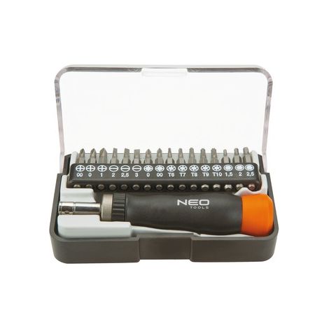 Cacciavite di precisione + punte NEO TOOLS 04-228