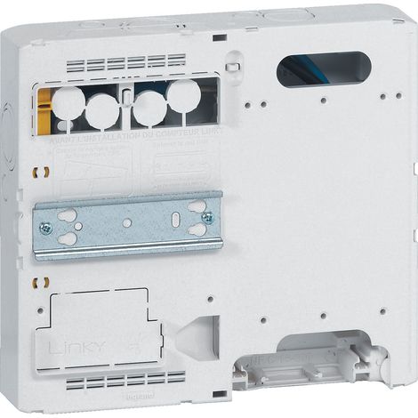 Legrand – Platine disjoncteur de branchement et compteur électronique monophasé – Profondeur 51 mm – Livré avec cordons 16 mm² – Compatible Linky et CBE
