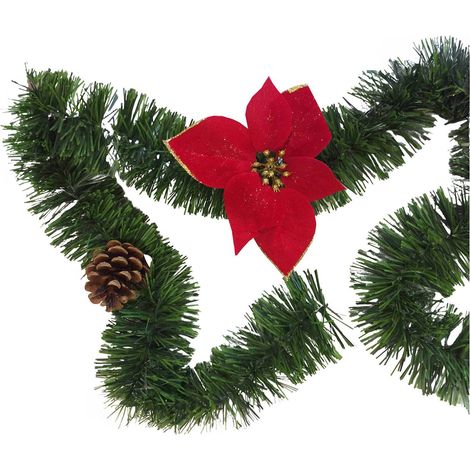 Weihnachtsschmuck Strisaili, Strukturfarbe Rot, Grün
