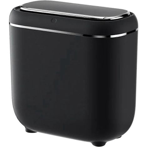 Poubelle automatique à capteur 14 L avec couvercle, seau intelligent électrique sans contact (1/5)