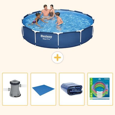 Bestway Bestway Steel Pro Ronde - 366x76 cm - 5-pièces S220 (1/5)