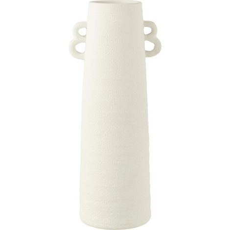Vase Conique avec Anses "Russel" 55cm Blanc (1/4)