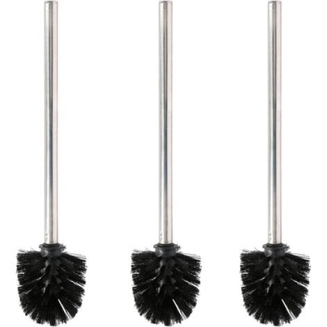 Edelstahl Toilettenbürste Klobürste -D04038-3er-var