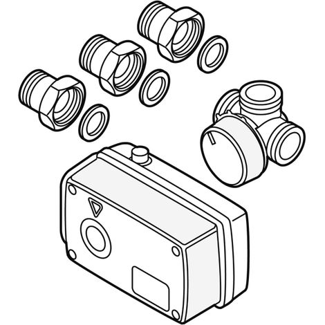 3-Wege-Umschaltventil Set DN32 VRG 332 32-Kvs32 3 x R 1 1/4&quot A - 48001003432 von Weishaupt