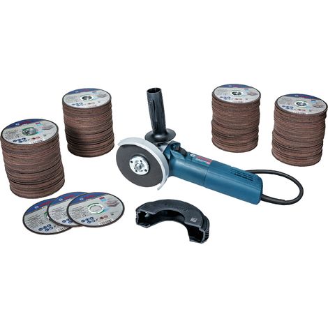 Bosch PRO Stainless Steel and Metal Bonded Cutting Discs and GWS 9-115mm Bundle 061599768S (1/3)