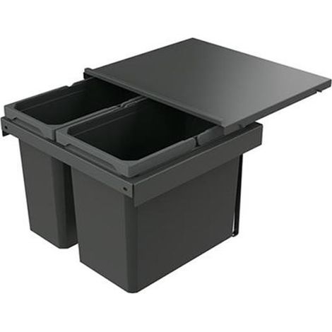 Naber Abfallsammler Cox Stand-UP® 350 S/500-2, für vorhandenen Auszug, anthrazit (1/2)