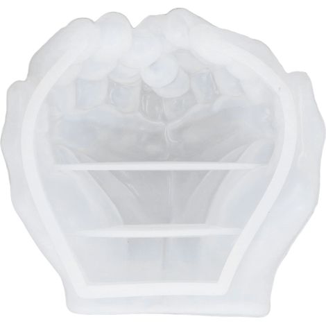 Silikonform in Handform, umweltfreundlich, ungiftig, langlebig, vielseitig einsetzbar, hochwertiges Material (1/5)
