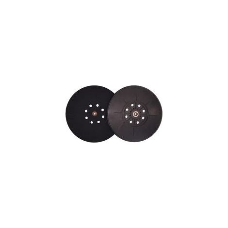 Plateau de ponçage 215 mm – Compatible avec ponceuses à sec – 8 trous pour aspiration poussière – Connexion M10 rapide - DW 215 TE- (1/3)