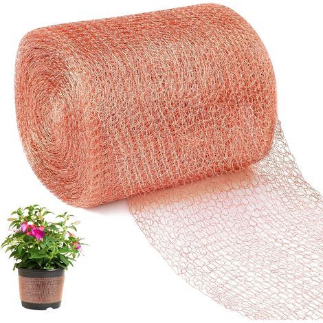 Filet Anti Limaces et Escargots, 12.7cm x 6m Ruban Cuivre Anti Limace, Double Couche Grillage en Bande Cuivre Anti Limace, Barriere Anti Limace pour Jardin Protection (1/5)