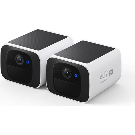 Pack de 2 caméras de surveillance extérieure sans fil – Résolution 2K – Alimentation solaire – Wi-Fi 2,4 GHz pour sécurité économique – Eufy (1/10)