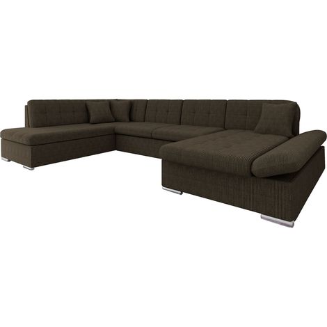 Sofá rinconero Comfivo Tilia I, Derecha, Función de descanso, Almacenaje, 345x205x76cm, 0 (1/5)