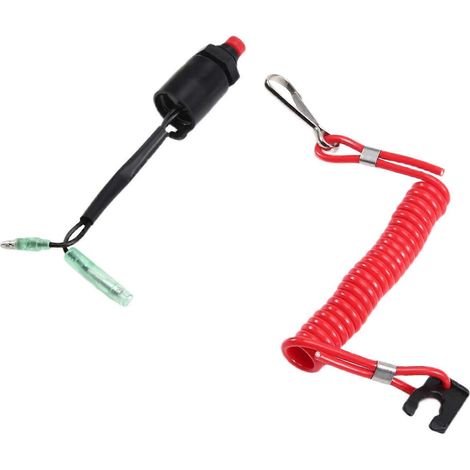 Ensemble interrupteur d'urgence 36180-ZV5-013 pour boîtier de commande de moteur hors-bord Honda F40-F150 (1/5)