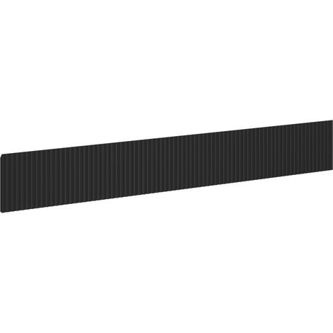 Mexen Rivel façade rainurée pour meuble de salle de bains 120 x 20 cm, noir mat - 91A20-1200-235-1-71 (1/2)