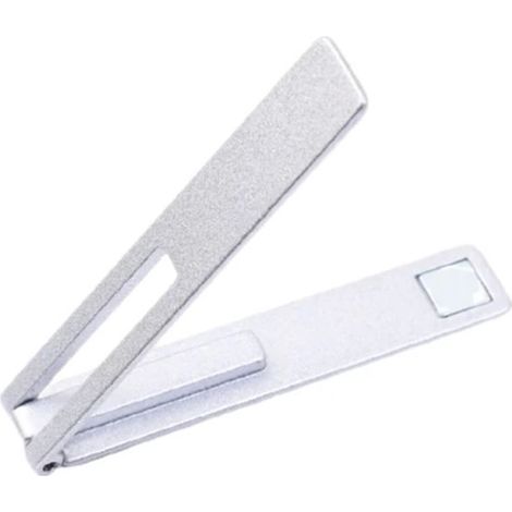 Supporto per telefono magnetico, ultrasottile e pieghevole, supporto per telefono da scrivania in metallo, supporto universale per telefono (1/5)