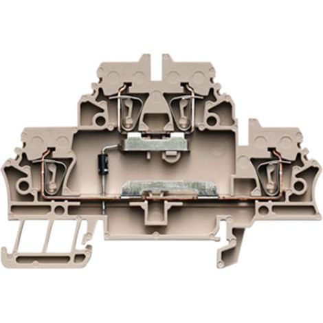 Serie Z, Morsetto componibile a due piani, Sezione di dimensionamento: 2.5 mm²