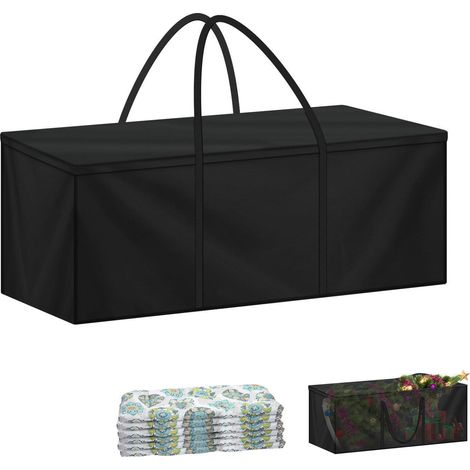 Housse de rangement pour coussins de jardin 140x40x60cm, imperméable et anti-UV (1/5)