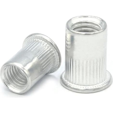 Écrous à riveter tête plate génériques M3 M4 M5 M6 M8 M10 M12 en (1/5)