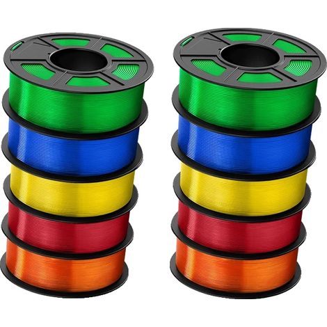 Filamento para impresora 3D, material PLA, fácil de imprimir, PLA 10TPMIX (1/2)