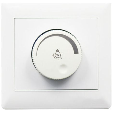 Dimmerschalter - Praktischer Wand-Ein-/Aus-Dreh-LED-Dimmer-Lampenhelligkeitsregler (1/5)