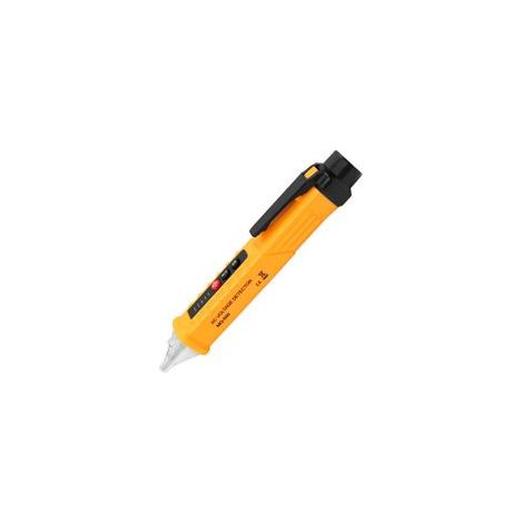 Détecteur de Tension Sans Contact, AC Testeur de Tension 12-1000V avec Sensibilité Réglable avec Lampe de Poche et Alarme Sonore, Test de Fil en Neutre/Phase et Détecter Firewire Ligne Zéro (1/5)