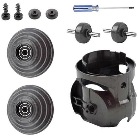 NALOOKAMIC Pièces de rechange pour aspirateur V10 V11 V15 G5 : têtes de brosse haute puissance 100 W avec système anti-emmêlement et roues à billes en V (1/4)