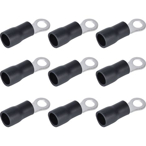 Lot de 50 connecteurs électriques à sertir AWG 14-12, cosses isolées pour câblage, kit de raccordement pour équipements et installations (1/5)