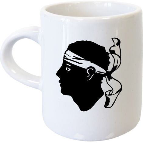Tasse expresso tête de Maure Corse