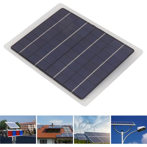 10W monokristallines Solarpanel, 18V 50A MPPT-Regler, Spannungsstabilisierung, zwei USB-Anschlüsse zum externen Laden, Kfz-Ladegerät. (1/5)