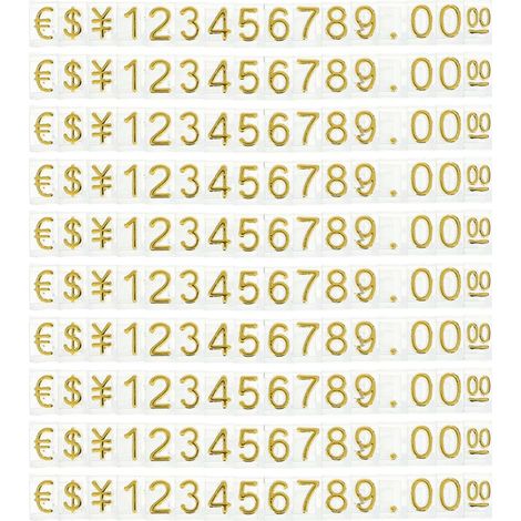 Preisschildständer aus Abs mit Klarer Preisanzeige et (1/5)