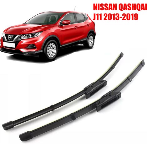 KIT 2 SPAZZOLE TERGICRISTALLO ANT PER NISSAN QASHQAI J11 DAL 2013-2019 650MM+400MM