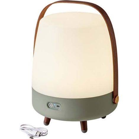 Lampada Altoparlante - Portatile e Senza Fili - Connessione Bluetooth e Suono ad Alta Fedeltà, colore petrolio - Lite-up Play Petroleum - kooduu (1/5)