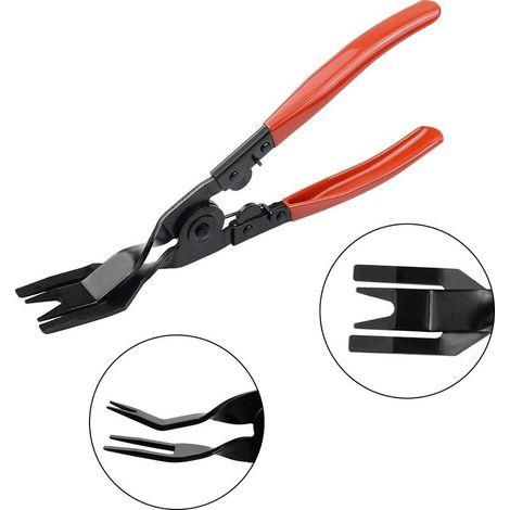Outil de démontage de panneaux de garniture automobile - Pince en acier au carbone (1 pièce) (1/5)