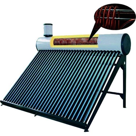 PANNELLO SOLARE TERMICO ACQUA CALDA 240L CON SERPENTINA PER PISCINA TERMOSIFONI (1/3)
