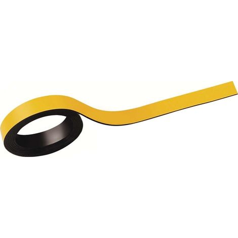 Maul Magnetbänder gelb 10mm, 2er Pack
