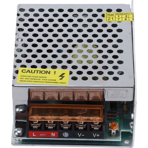 Transformateur d'alimentation 220V avec adaptateur, voyant LED de surveillance pour bloc d'alimentation à découpage. (1/5)