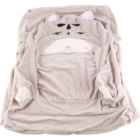 Canapé pliable 2 en 1 pour enfants, coussin en peluche, joli fauteuil pour enfants
