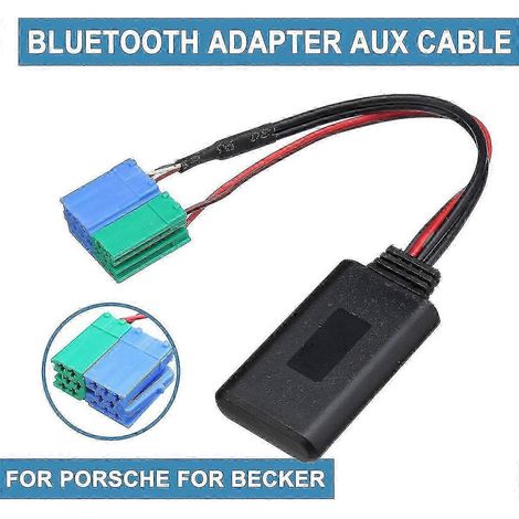 Compatible avec Porsche, compatible avec l'adaptateur Bluetooth pour autoradio Becker, câble d'entrée auxiliaire compatible avec (1/5)