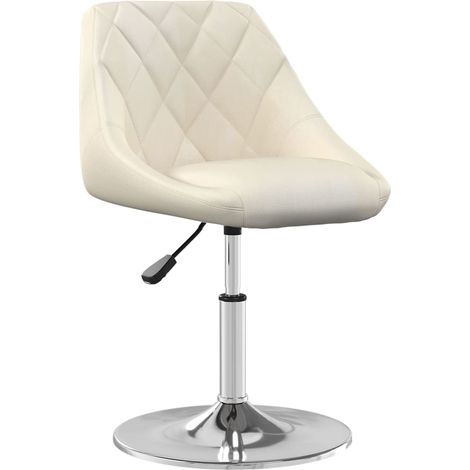 Maison Exclusive - Esszimmerstühle 4 Stk. Drehbar Creme Samt