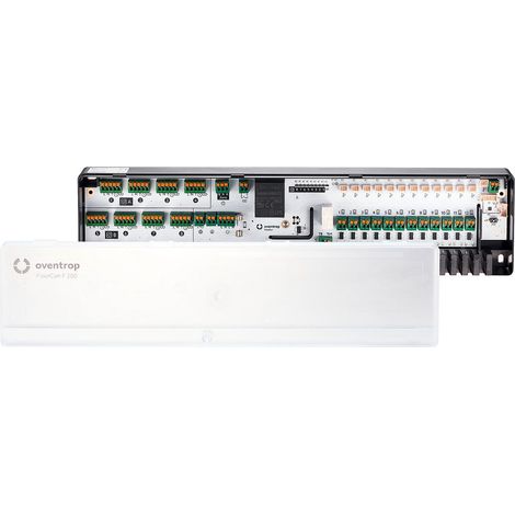 OVENTROP Bande de connexion FloorCon F 200 avec équilibrage hydraulique adaptatif pour chauffage par le sol sans attribution de canal, raccordement de jusqu'à 8 thermostats d'ambiance / 12 servomoteur (1/2)