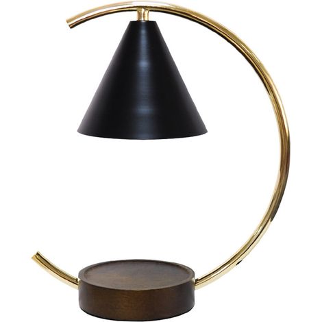 Luxuriöse und leuchtende Retro-Tischlampe mit Duftwachsschmelzfunktion, einstellbarer Temperatur, rauchfrei, ideal für eine warme und romantische Atmosphäre. (1/5)