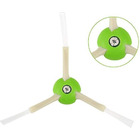 Accessoire pour aspirateur robot iRobot i7 E5 E6 : brosse latérale verte (1/4)