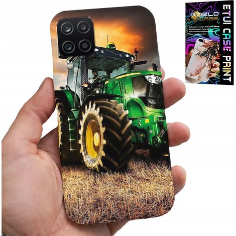 Custodia per Samsung A12 / M12 - trattore agricolo + vetro (1/5)