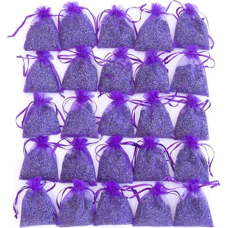 25 sachets de lavande - Sachets de lavande séchés naturellement (1/5)