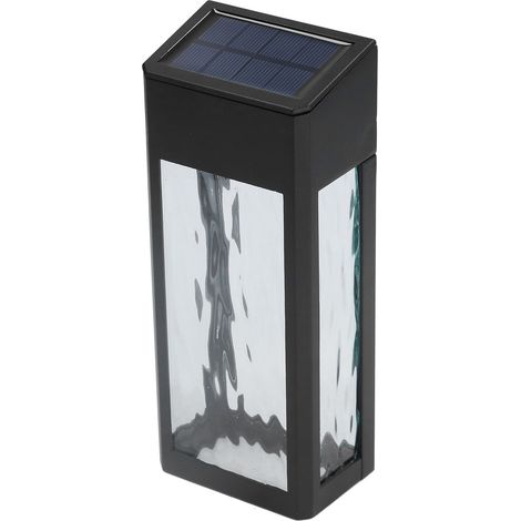 Lampe solaire multifonction en aluminium pour terrasse, clôture extérieure, jardin, patio ou mur. (1/5)
