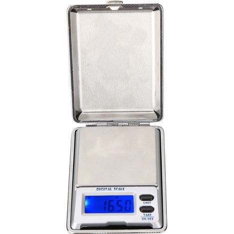 Balance numérique portable haute précision 500g/0.1g, pèse-objet électronique de poche avec écran LCD, outil de pesage compact. (1/5)