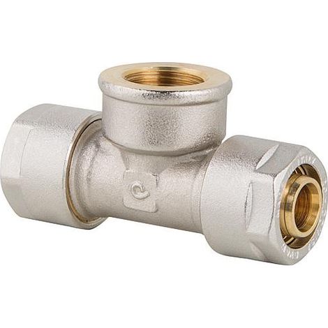 Bague de serrage multicouche Piece T femelle 20x2 - 1/2" - 20x2mm