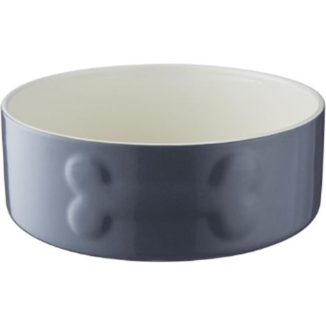 Filiyano-Bol en céramique gris/blanc à motif os MC d=200/80 mm