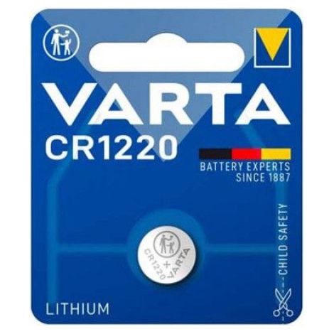 Pile Bouton CR1220 - 3 V - Lithium - Compatible Appareils Électroniques - Lot de 5