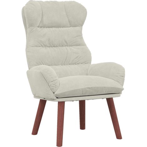 Maison Exclusive - poltrona Crema 69 x 74 x 93 cm Velluto (1/5)