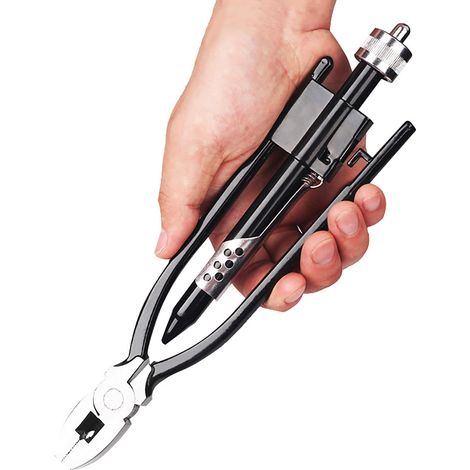Pince à fil de sécurité de 22,9 cm, pince de freinage pour fil de sécurité en acier à haute teneur en carbone pour applications automobiles et aéronautiques, avec poignée moletée (1/5)